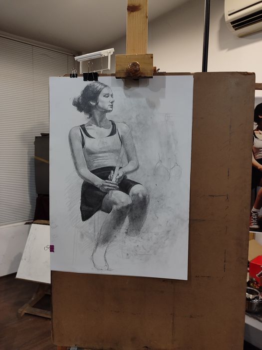 Поръчкови портрети с графит на размер 35/50