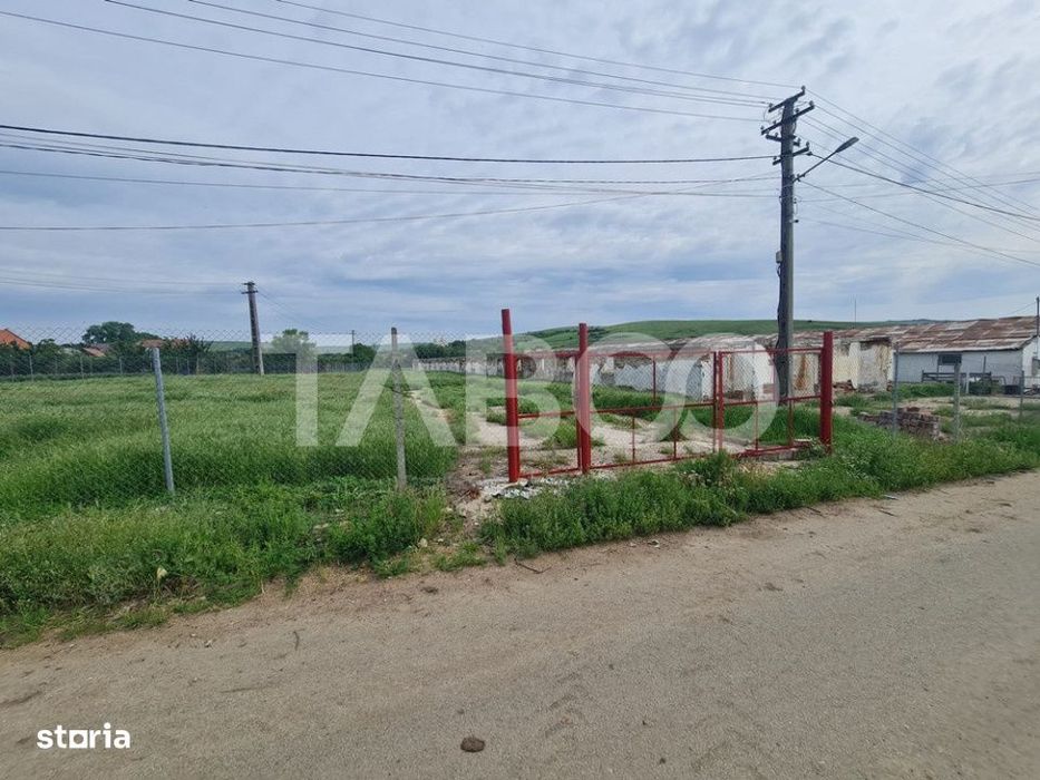 Hala in constructie cu teren intravilan de vanzare in Cut judetul Alba