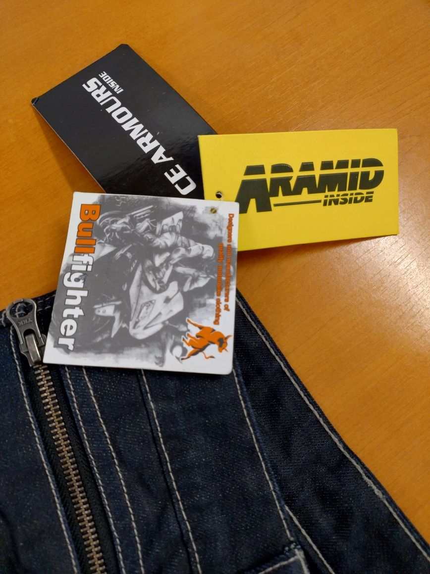 Blugi moto noi kevlar tip Bull fighter