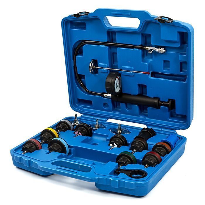 Trusa pt verificarea sistemului de racire auto 18 piese