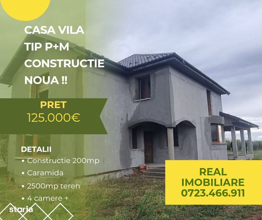 Casa P+1, constructie solida, schimb !
