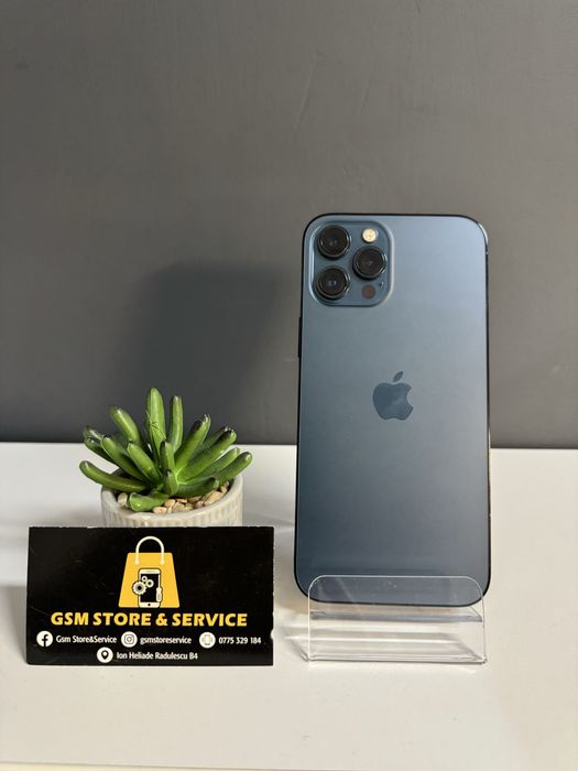 Iphone 12 Pro Max Pacific Blue 128Gb Garantie Gsm Store&Service