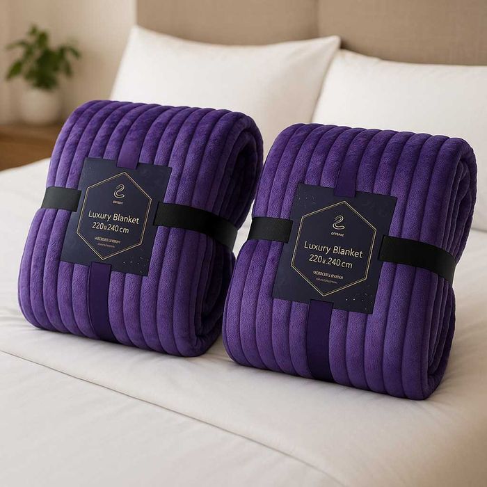 ПРОМОЦИЯ! Луксозно двойно одеяло Luxury Blanket 220x240 см - 2 броя