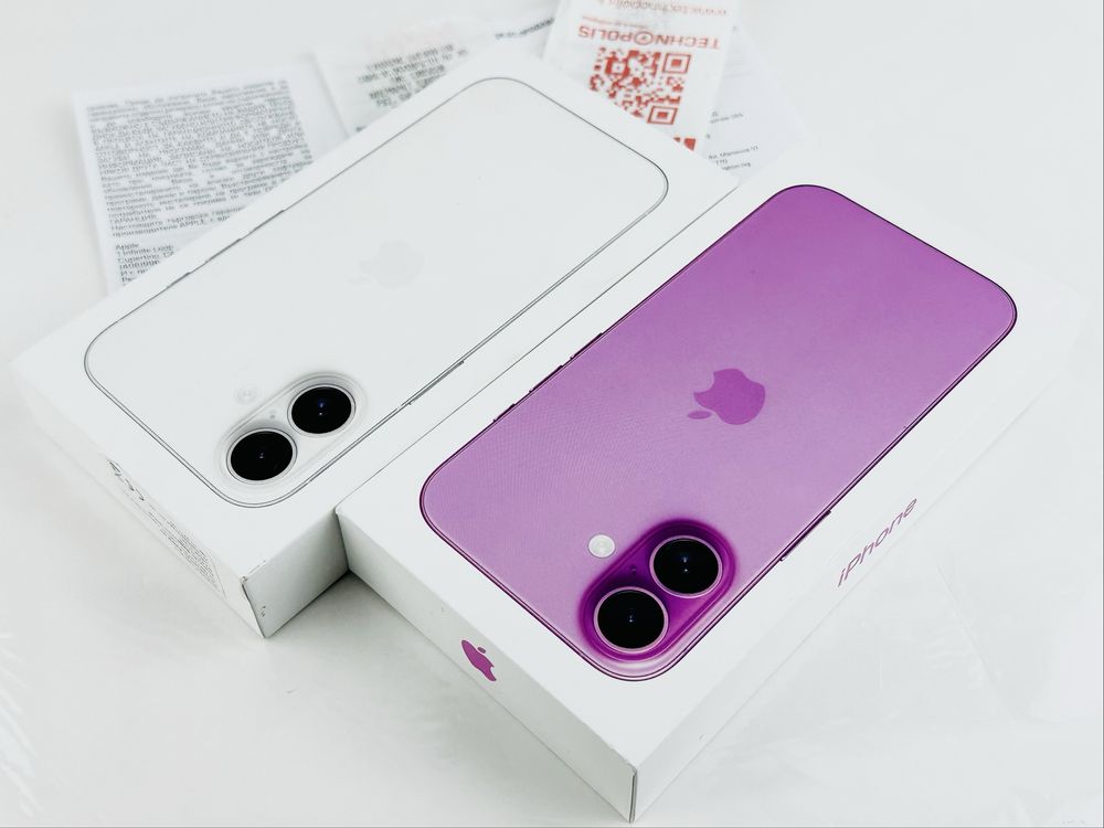 НОВ! Apple iPhone 16 128GB White / Pink 2г. Гаранция!