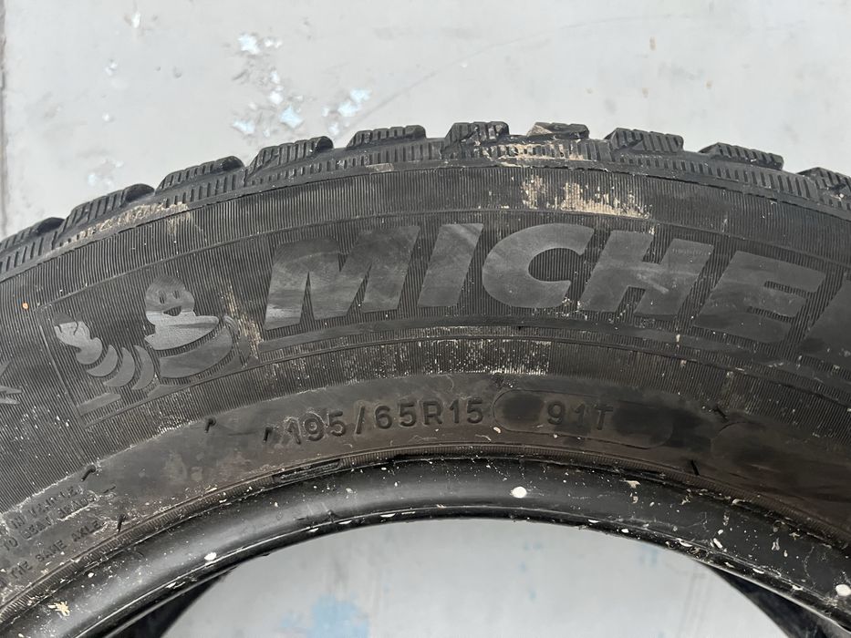 4 бр. зимни гуми 195/65/15 Michelin A5 7-8 DOT 2117