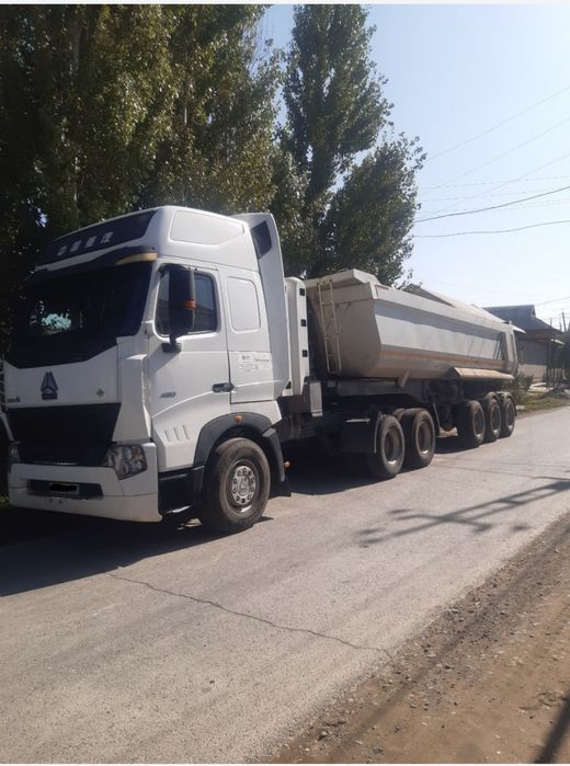 Хово автоприцеп танар самосвал 30м3 Ижарага берилади