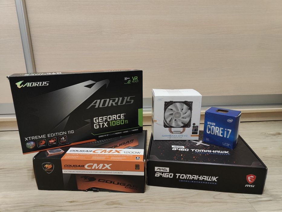 Геймърски компютър i7-10700F / GTX 1080 Ti 11GB/ 32GB RAM / SSD 2TB –