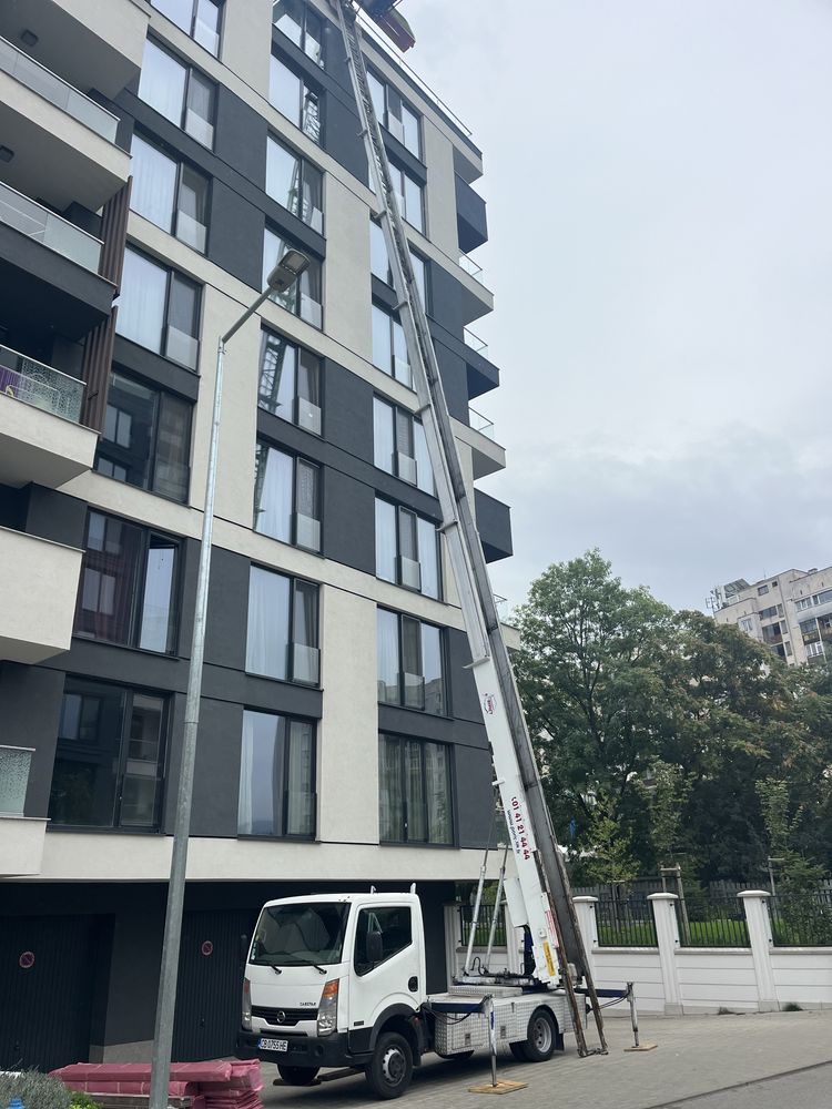 Автовишка,Телфер,Сълба за качване на материали!