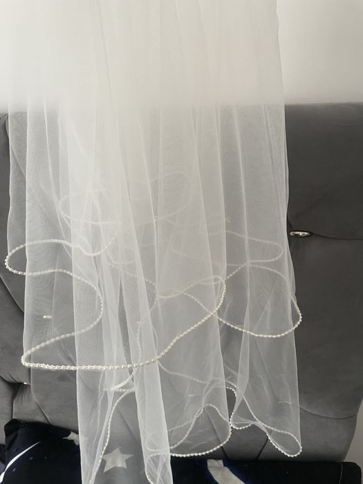 Voal de mireasa simplu