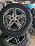 Jante VW Toureg din aluminiu cu anvelope de iarna