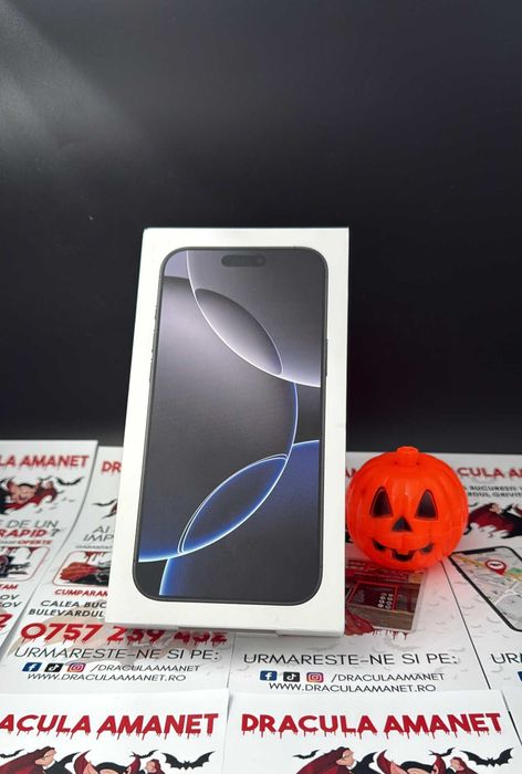 Iphone 16 Pro Max 256Gb/100%.Nou,0 cicluri de incarcare