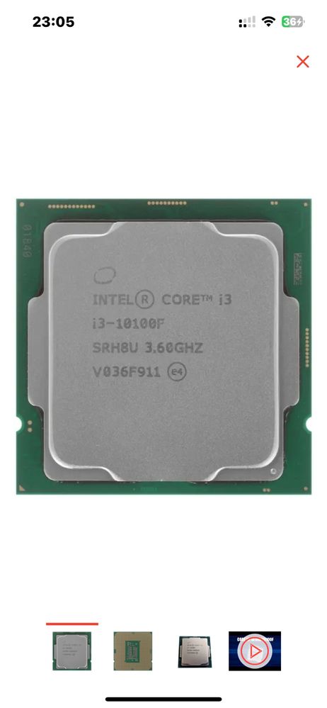 Процессор Intel Core i3 10100F OEM