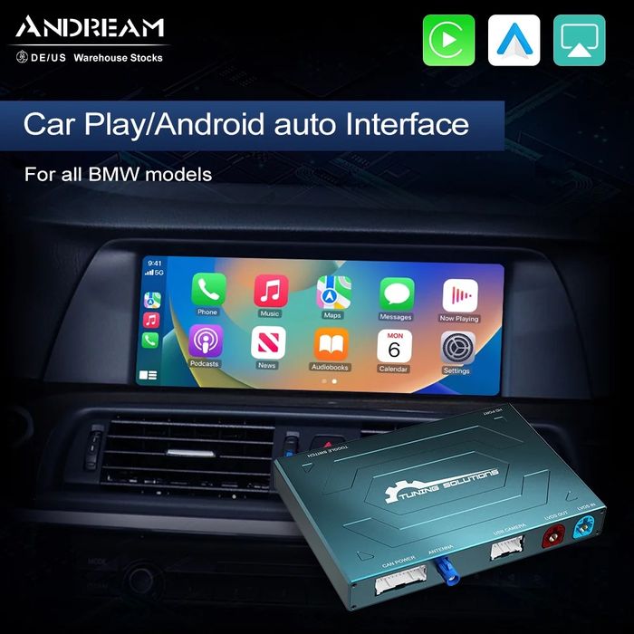 Andream Wireless CarPlay Android Auto MMI BMW NBT
