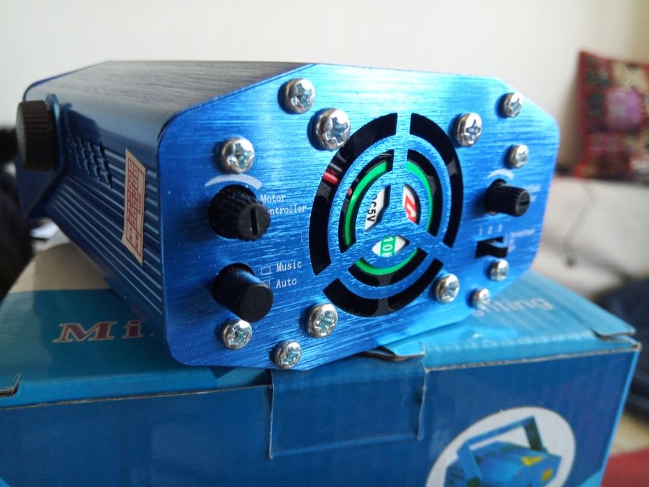 мини лазерна станция със светлина и звук