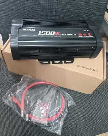 Инвертор NDDI POWER 1500 W преобразувател на напрежение 12 V към 230 V