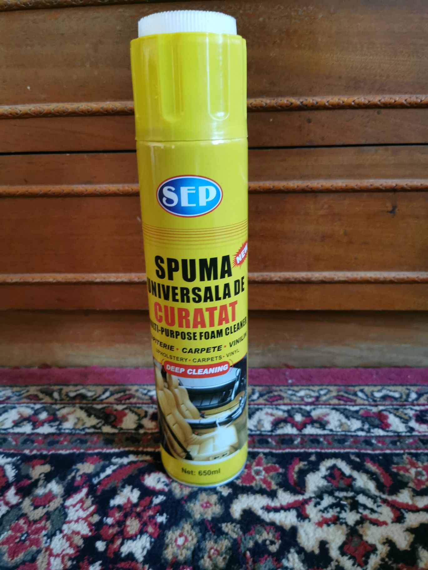 Spuma curatat tapiterie Spuma auto 650 ml