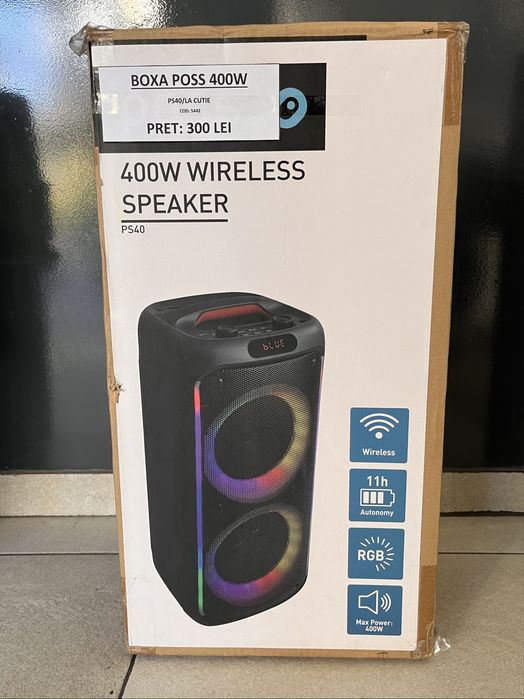 Boxa Portabila POSS 400W