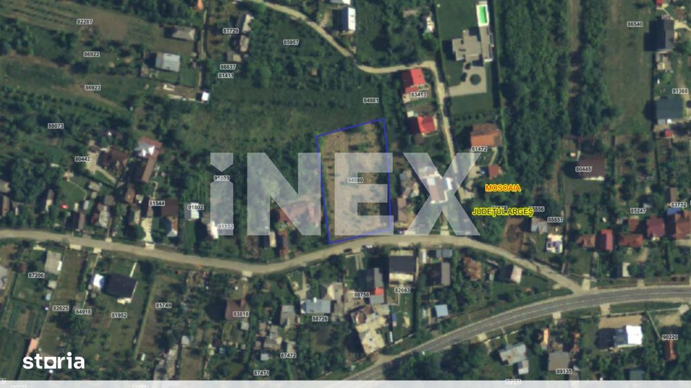 Teren de vanzare – comuna Mosoaia, zona Școala