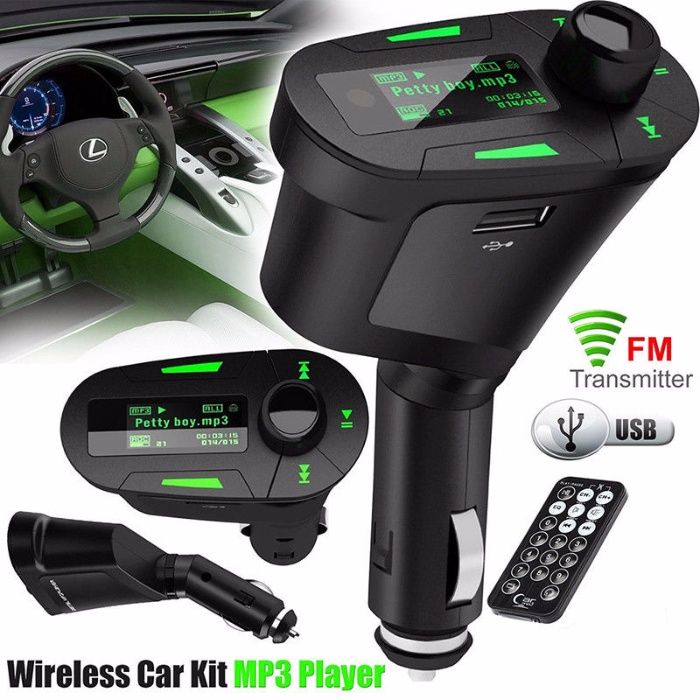Modulator FM MP3 Telecomanda USB NOU