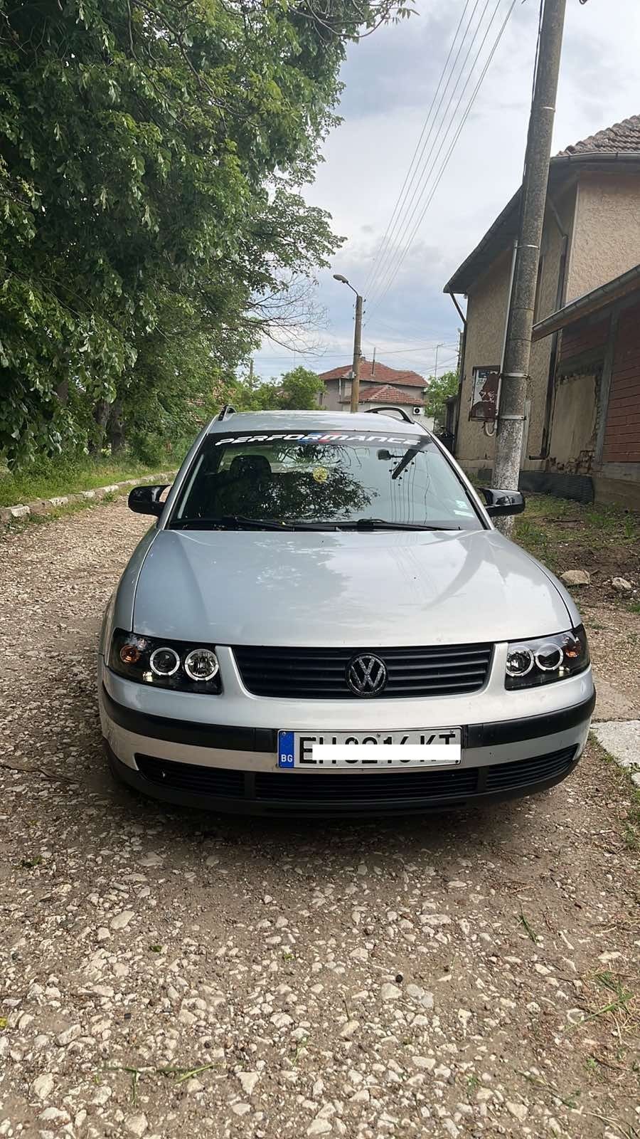 Фарове Пасат Б5 ЛЕД ейнджъл VW Passat B5  LED Angle eyes Черни Тунинг