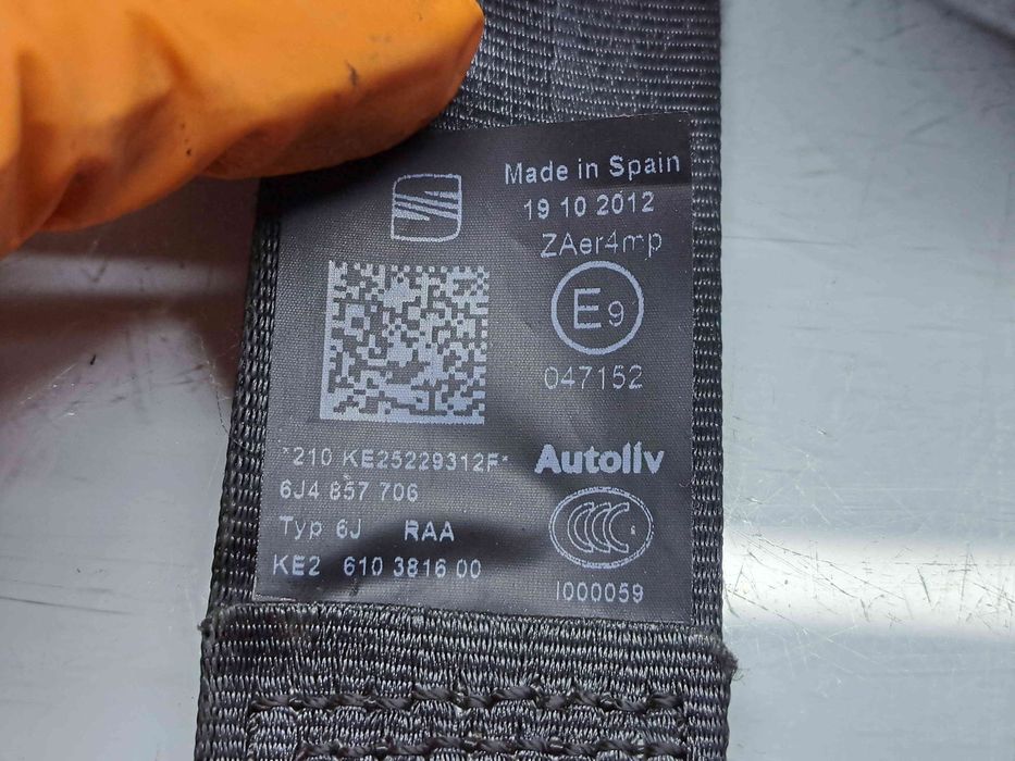 Centura dreapta fata Seat Ibiza 5 (6J5) FR [Fabr 2008-2017] 6J4857706