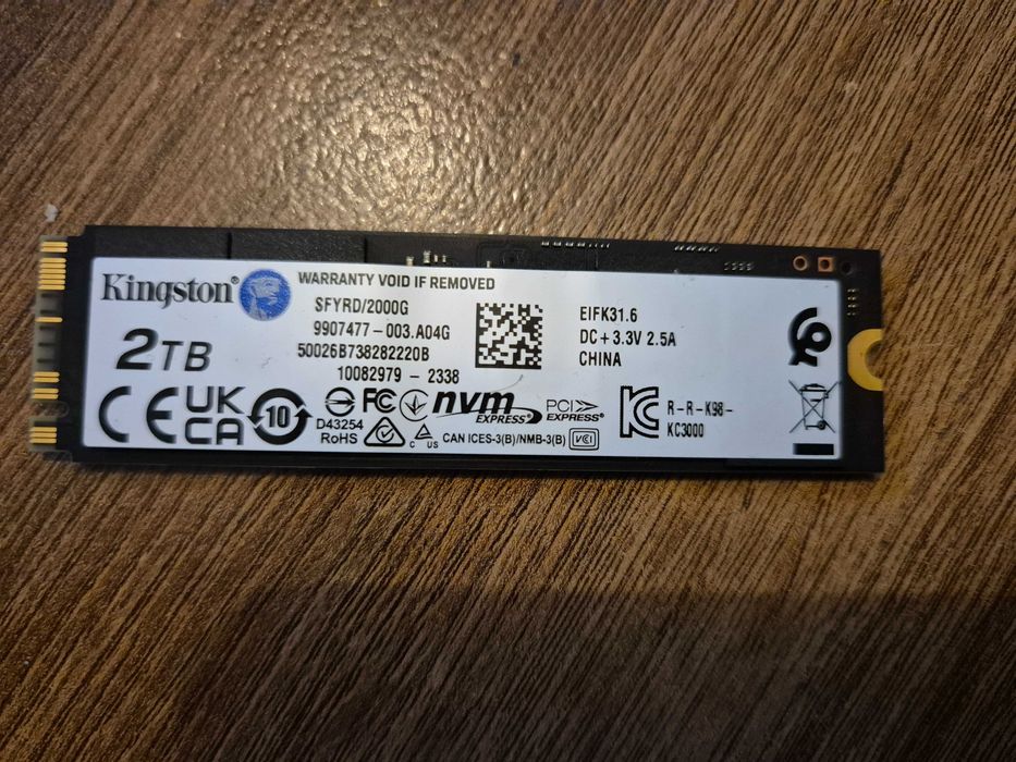 SSD Kingston FURY Renegade 2TB PCI Express 4.0