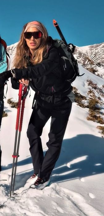 Pantaloni drumeție iarnã MAMMUT - Softshell, mãsura 36 - Damã