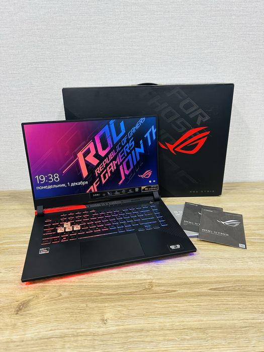 ASUS ROG Strix Ryzen7-16 Ядер+RTX3050 Мощный, Геймерский ноутбук
