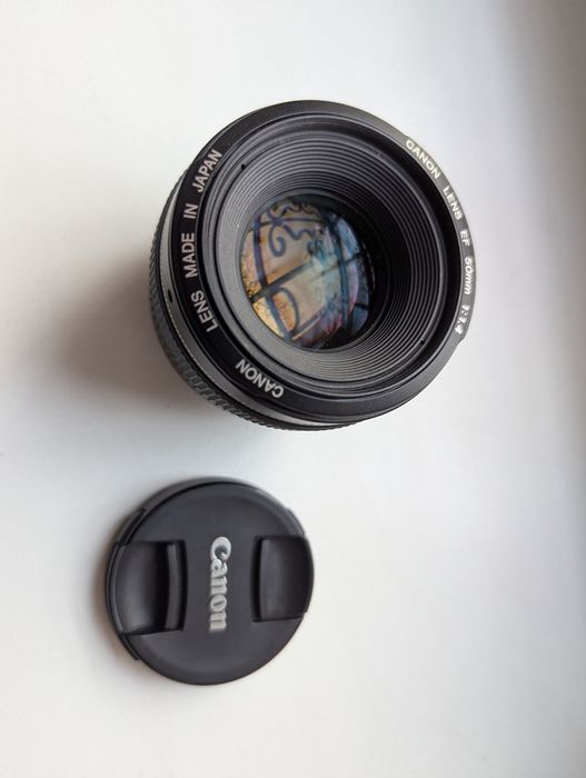 Объекиив Canon EF 50mm f/1.4  — Made in Japan