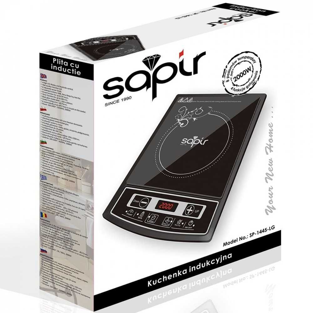 Индукционен котлон SAPIR SP 1445 LG,2000W,LED екран -Код G8087
