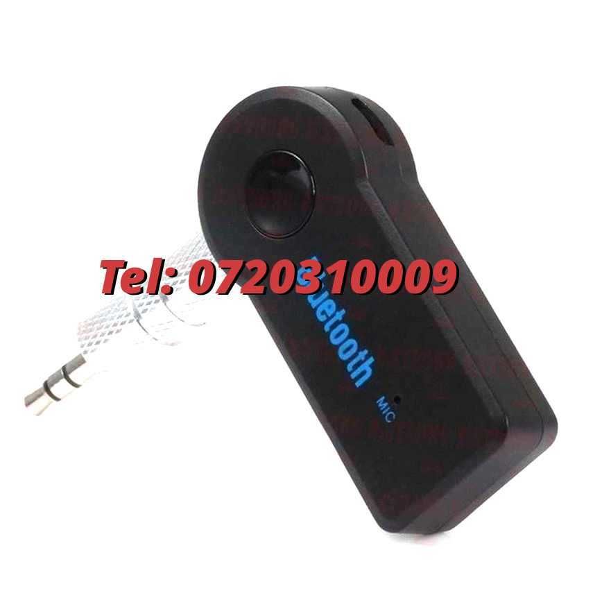 New Adaptor Auxiliar Bluetooth Pentru Muzica Cu Mufa Jack Si Cablu