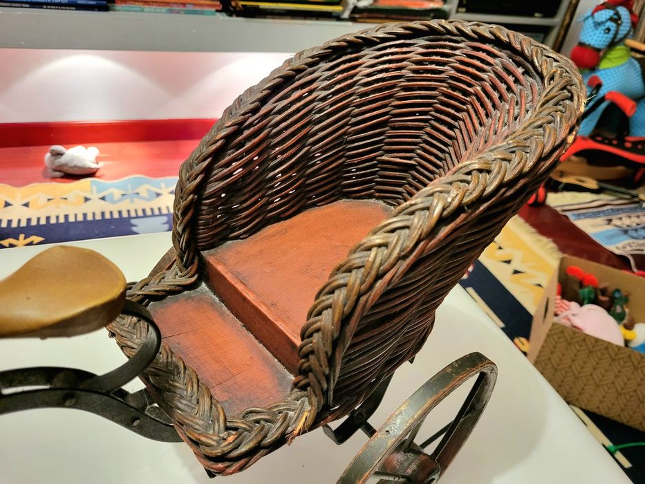 Machete lemn și alama anii 1900 colectie păpuși porțelan