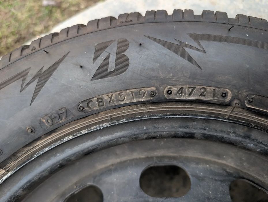 Janta tabla 15'' 4x108 Roata Rezerva FORD Transit Tourneo Courier Renault Peugeot cauciuc 195/60R15 Bridgestone ET76-1100-AB BB / 2150850