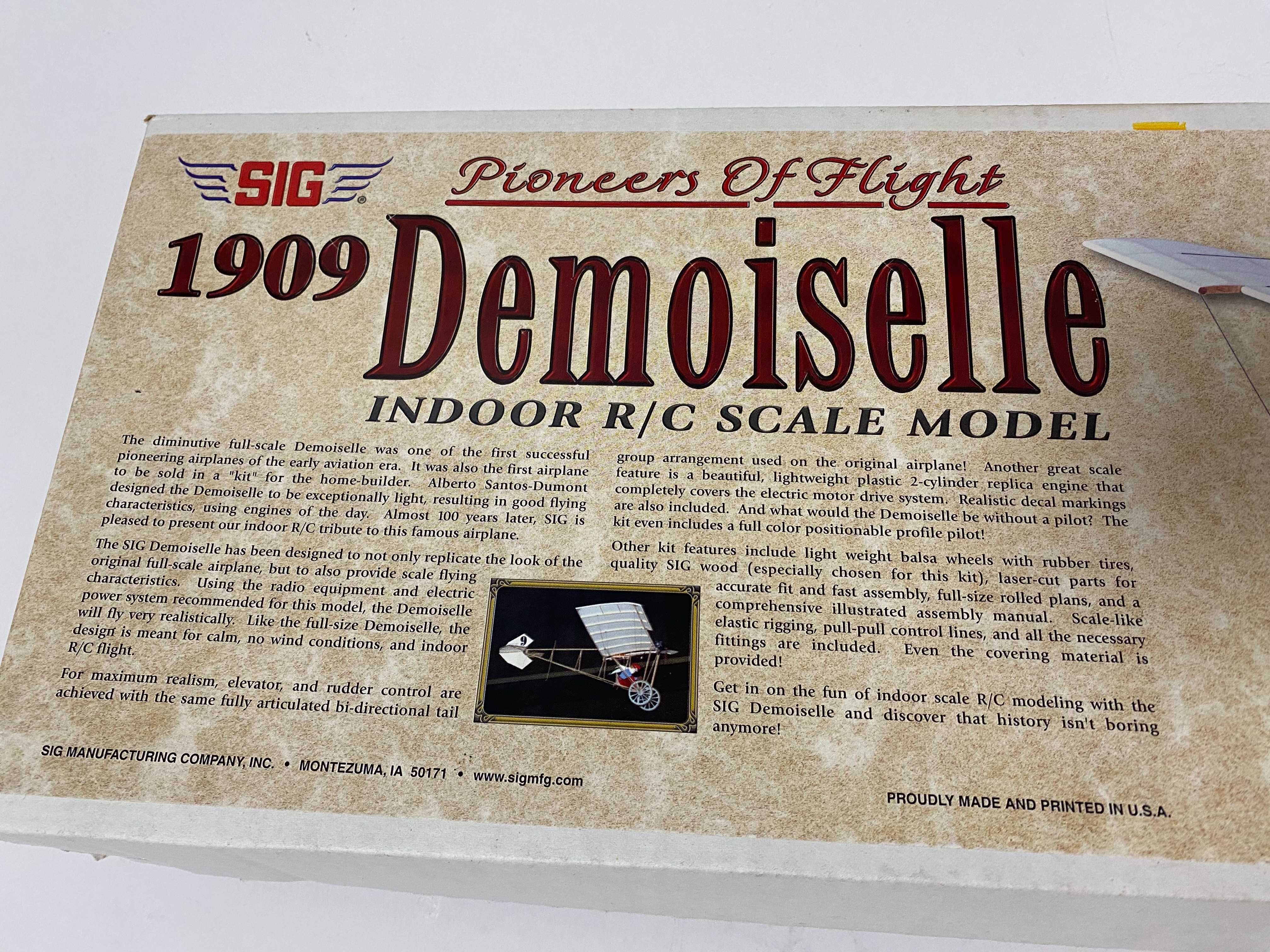 SIG 1909 Demoiselle model avion la scara