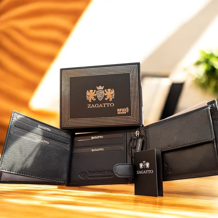 Мъжки портфейл от естестмена кожа