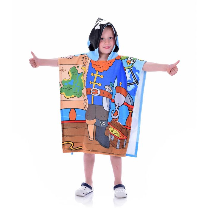 Детски хавлии за плаж и баня със забавни щампи 5 варианта