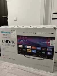 Smart TV Hisense UHD 4K / HDR 10 •43 inch• 108-109 cm • NOU •Garantie