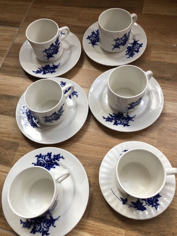 Set cani de cafea elegante cu recipient pentru zahar si pentru lapte