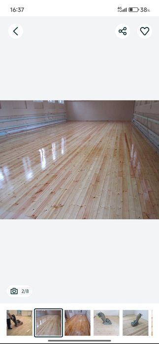 Шлифовка укладка пол паркет ламинат киламз