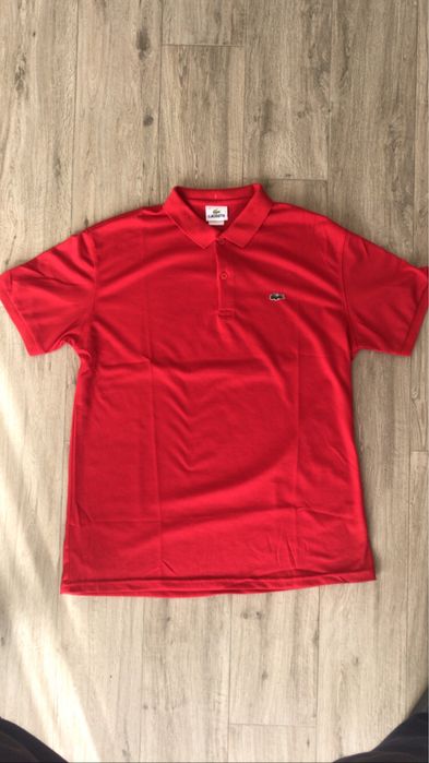 Tricou Rosu Lacoste Polo