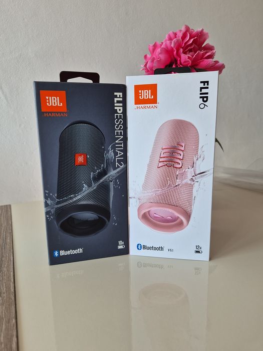 Boxa portabila Bluetooth JBL Flip 6 Roz/Roșu, 30W, Sigilate -Originale