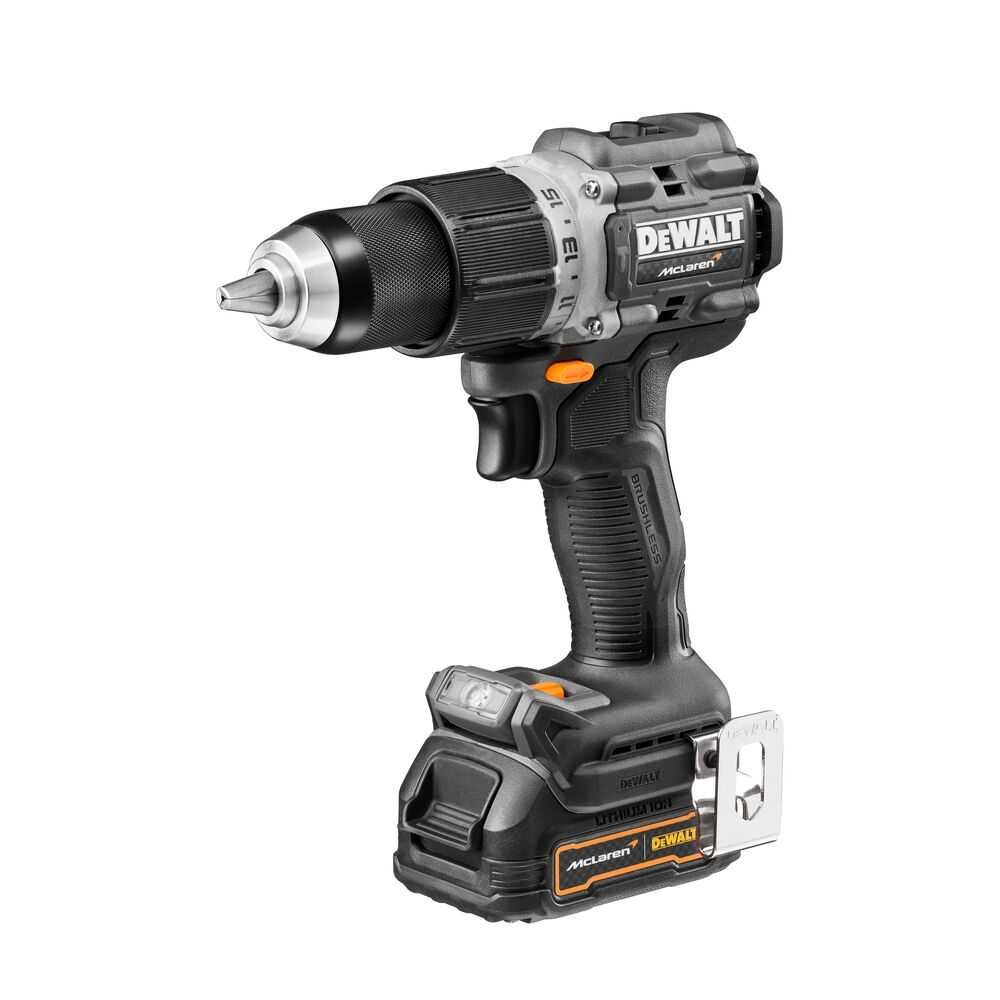 Винтоверт ударен DeWALT DCD85ME2GT McLaren F1 Team , 18V, 90 Nm