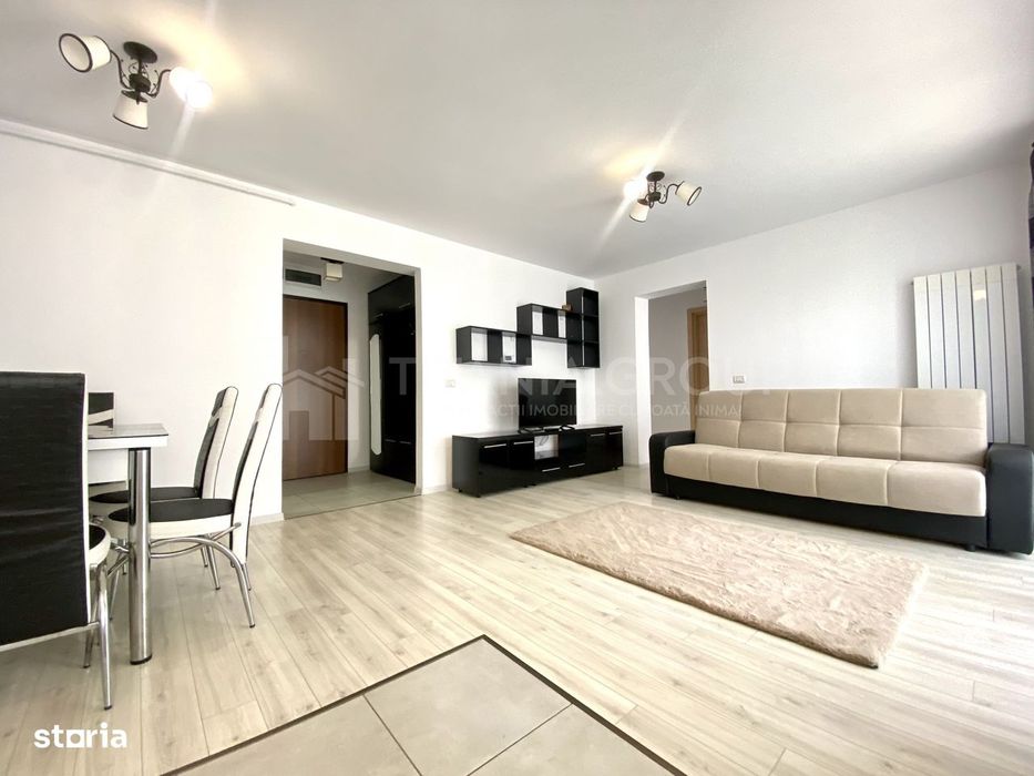 Apartament modern Mobilat,AC,  parcare+boxa, Coresi, pet friendly