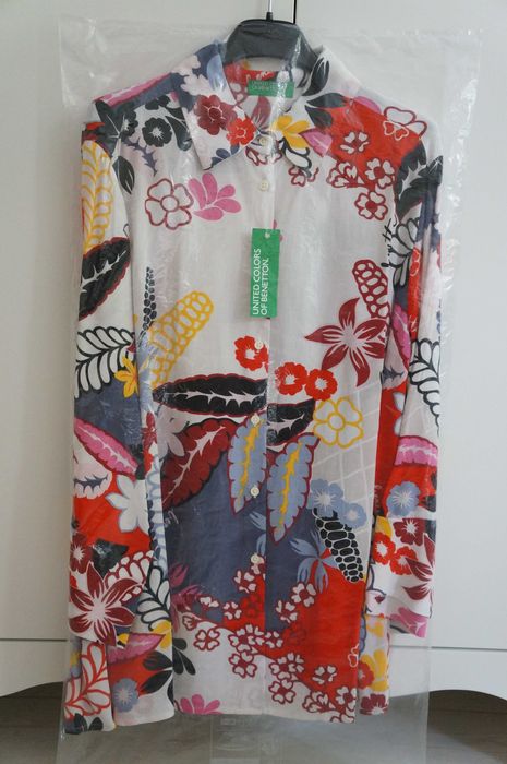 Нова риза оригинална Benetton, Англия, 100% вискоза