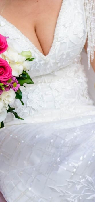 Rochie de mireasa cu trena atasata