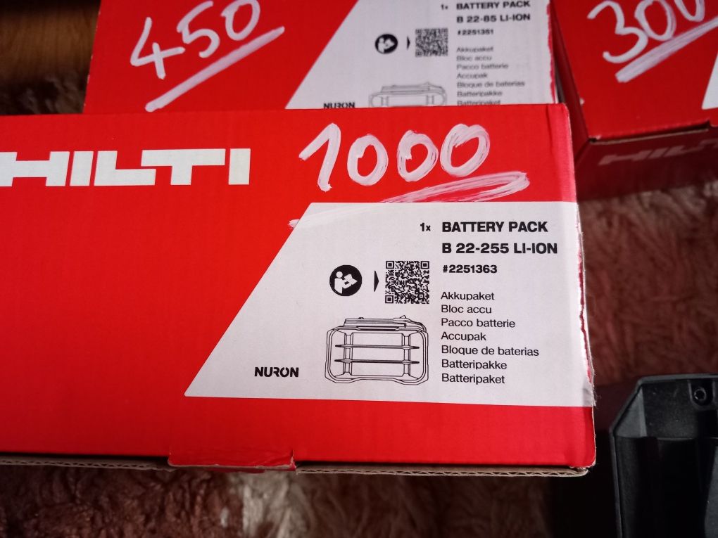 Hilti acumulatori noi