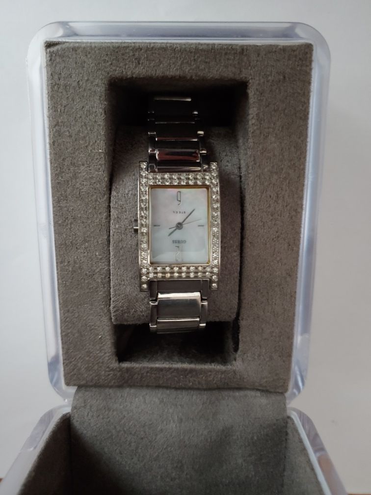 Ceas dama GUESS mother of pearl