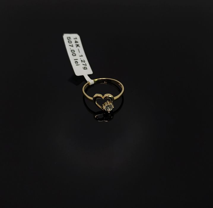 Bijuteria Royal inel din aur 14k 1.27 gr