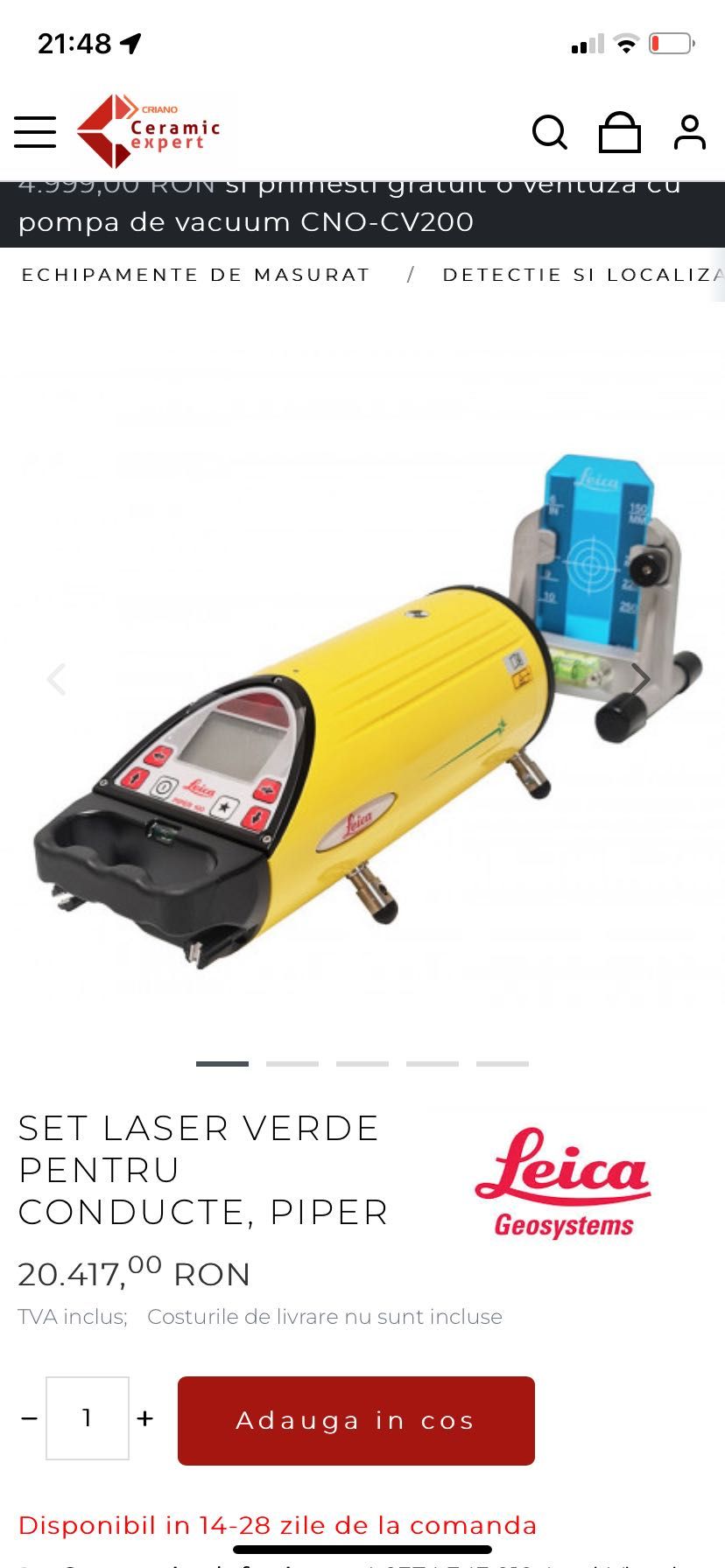 Laser LEICA Piper 100