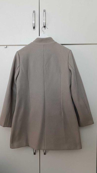 Зимно палто 3/4, цвят капучино